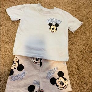 Mickey Mouse set - White and Gray